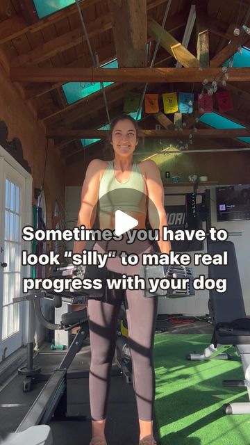 Brittanie McGee, Dog Trainer | Sometimes, you have to be willing to feel silly when you’re working with your dog!Like walking back and forth to work on leash manners... | Instagram